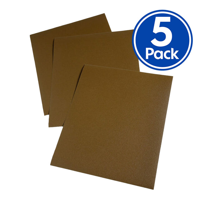 3M 314 Wet or Dry Paper Sheet P320 - P1200 Choose Grit 230mm x 280mm x 5 Pack