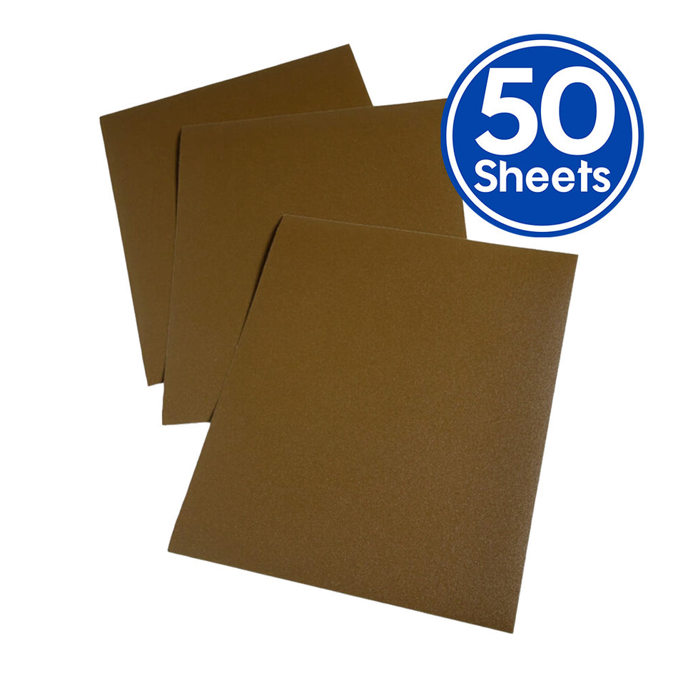 3M 314 Wet or Dry Paper Sheet P320 - P1200 Choose Grit 230mm x 280mm x 50 Pack
