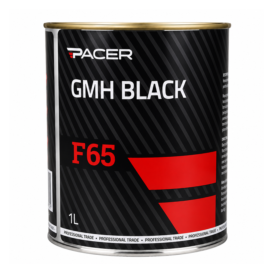 PACER F65 GMH Black Acrylic Paint 1L Professional Automotive Durable