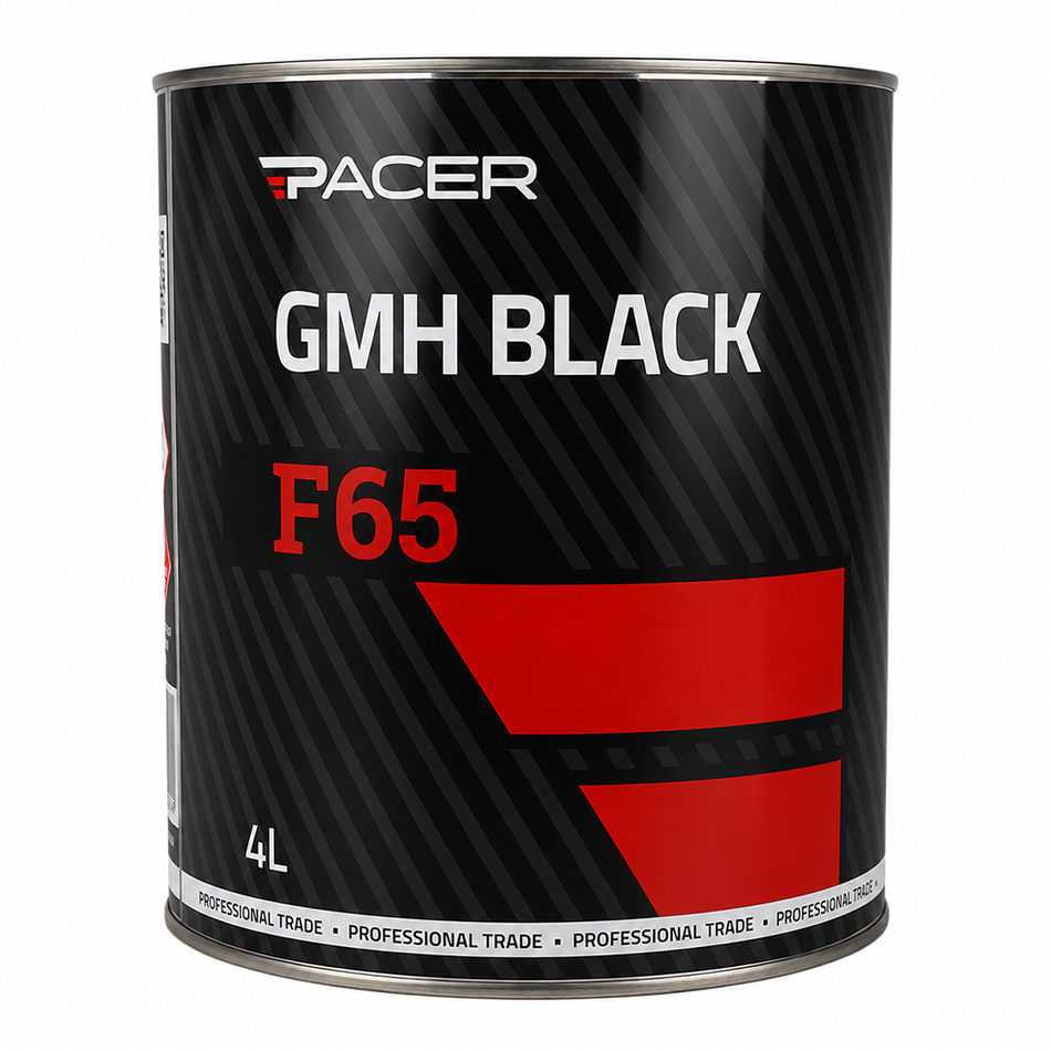 PACER F65 GMH Black Acrylic Paint 4L Professional Automotive Durable