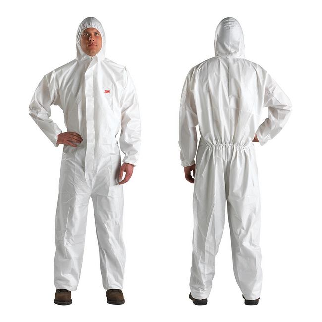 3M Protective Spray Painting Suit Overall Coverall 4510 Type 5/6 - Large