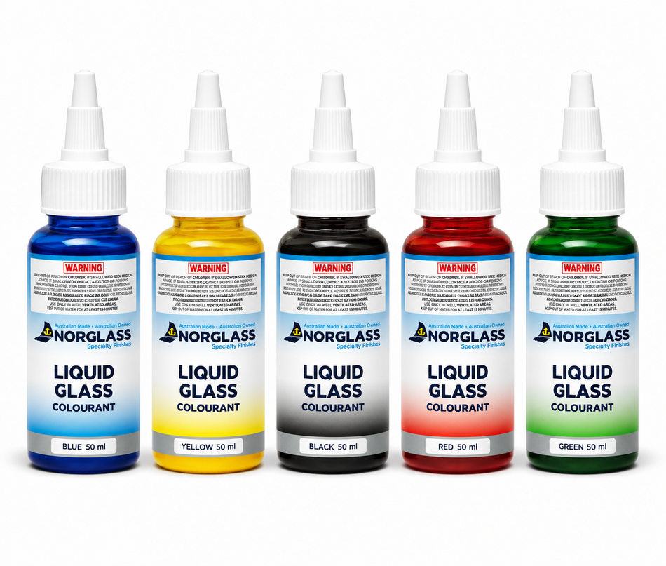 NORGLASS Liquid Glass Colourant All Colours Set 50ml Each