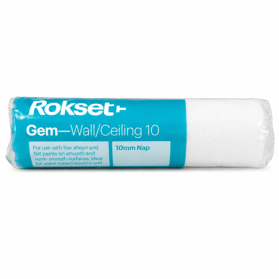 ROKSET Large Microfibre Roller Cover 230mm 10mm Nap