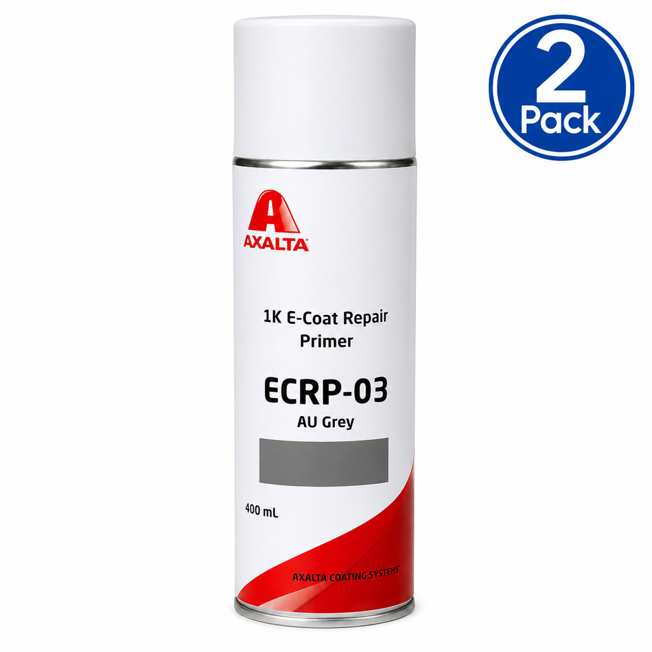 AXALTA 1K E-Coat OEM Automotive Repair Primer ERP-03 AU Grey 400ml Aerosol 2 Pack