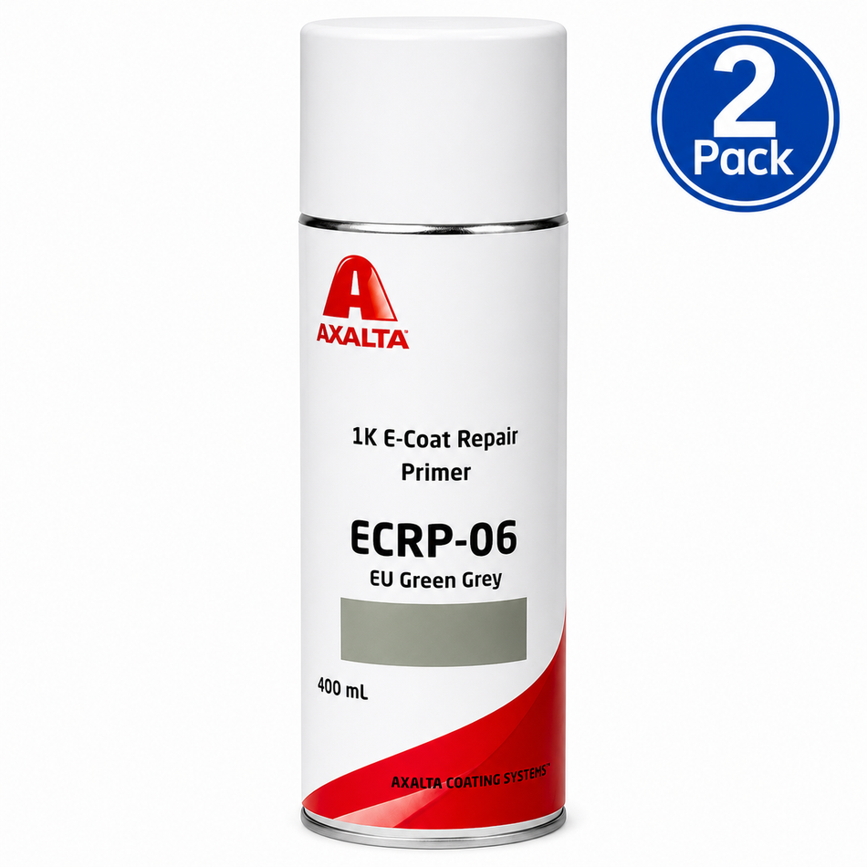 AXALTA 1K E-Coat OEM Automotive Repair Primer ERP-06 Green Grey 400ml Aerosol 2 Pack