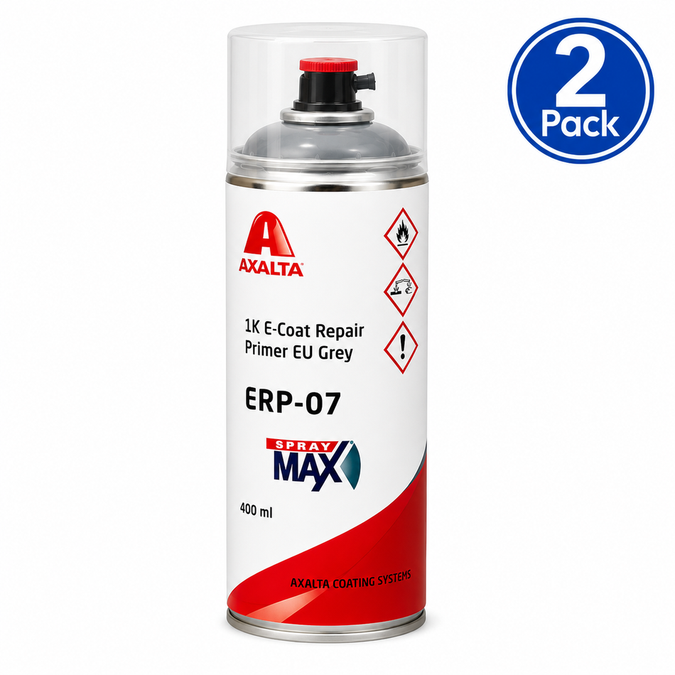 AXALTA 1K E-Coat OEM Automotive Repair Primer ERP-07 EU Grey 400ml Aerosol 2 Pack