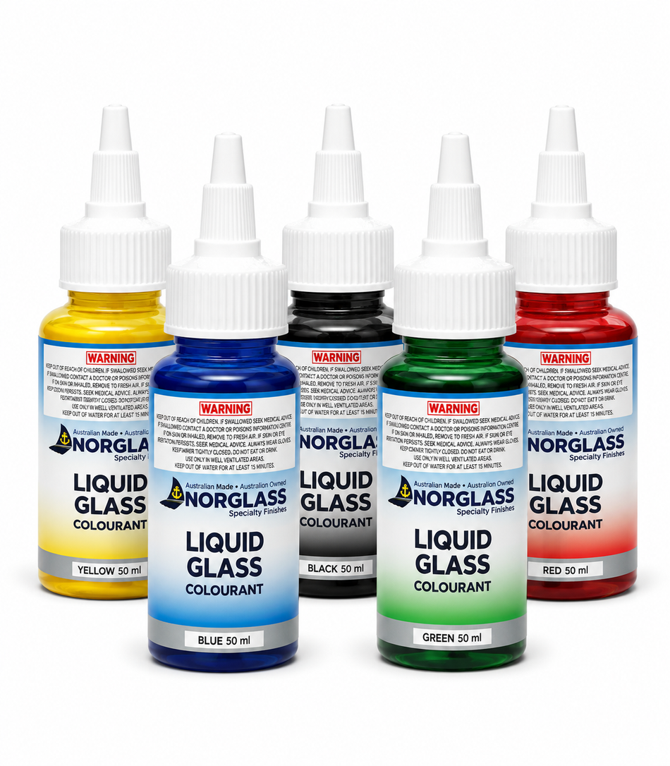 NORGLASS Liquid Glass Colourant All Colours Set 50ml Each