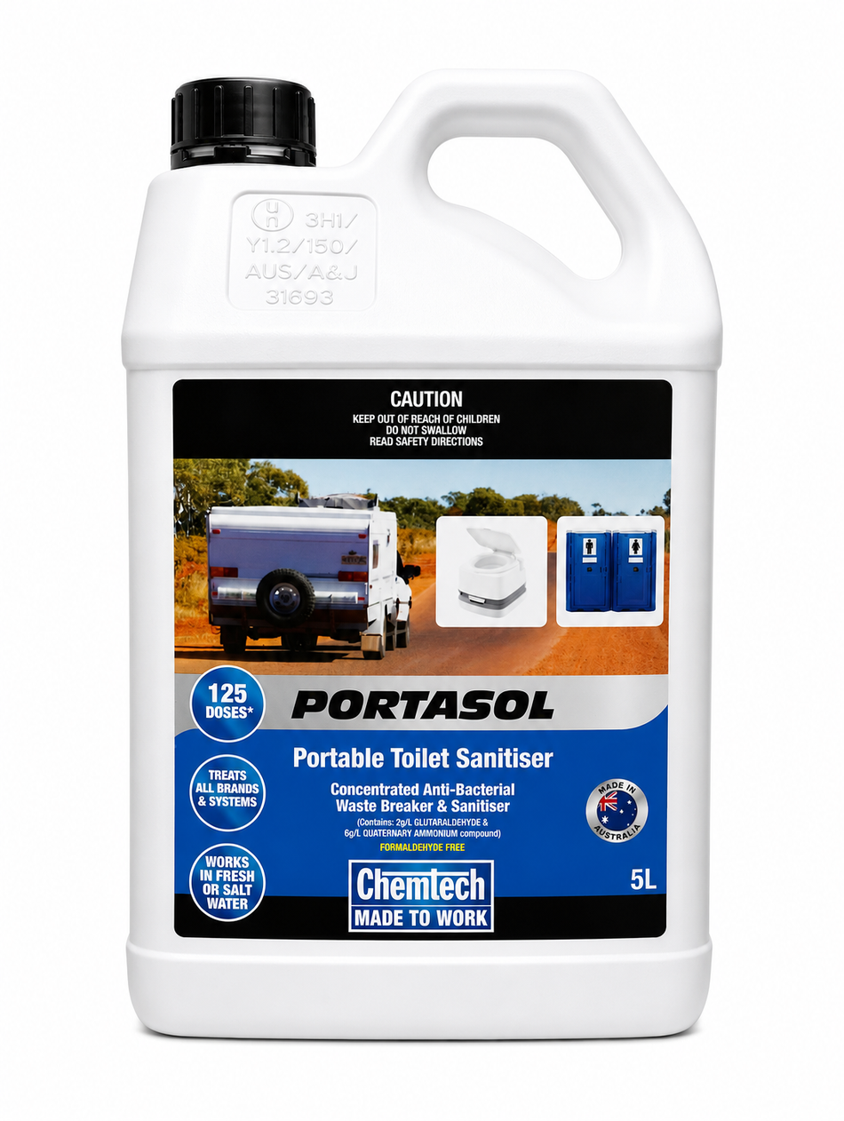 CHEMTECH Portasol Portable Toilet Sanitiser 5L