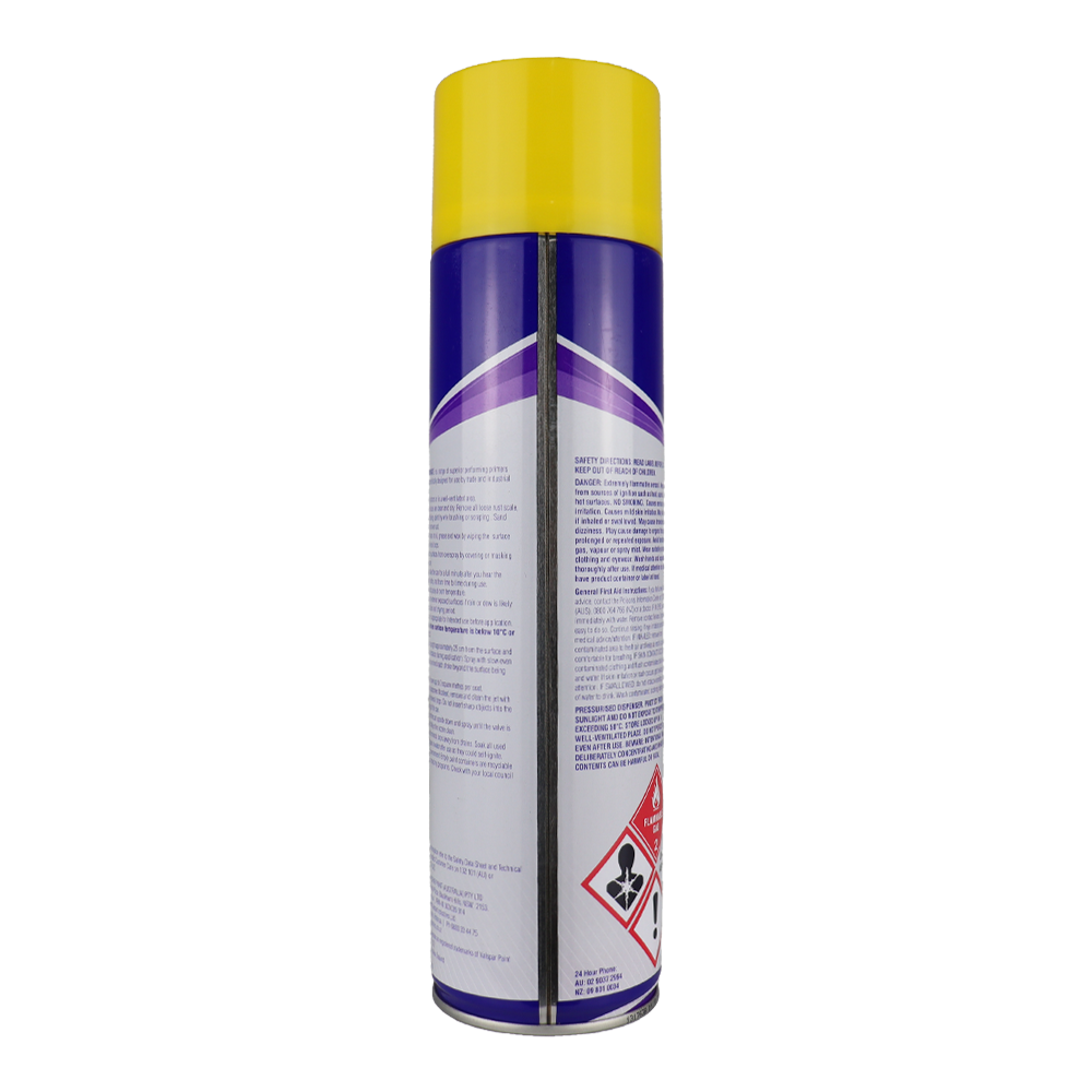 WATTYL Spraymate Industrial 1K Enamel 400g Aerosol Y14 Golden Yellow x 3 Pack