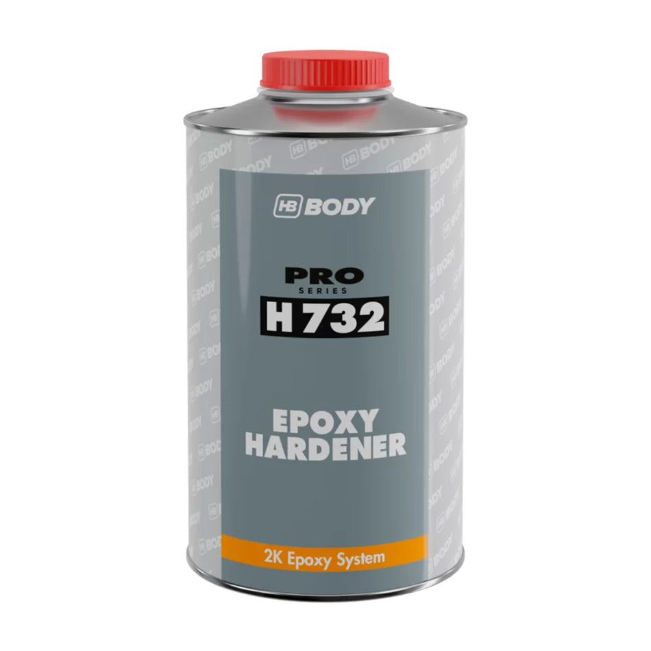 HB Body H732 Epoxy Hardener 1L Use With P989 Primer & P988 Chassis Coat