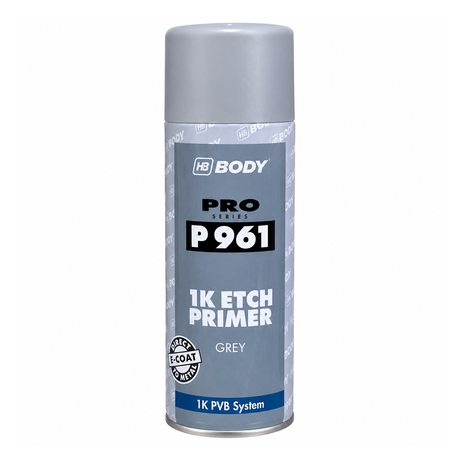 HB BODY 961 1K E-Coat Etch Primer Light Grey 400ml Aerosol