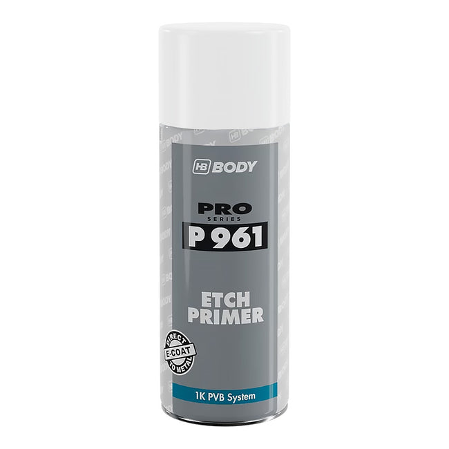 HB BODY P961 1K Etch Primer Spray Paint 400ml Aerosol White