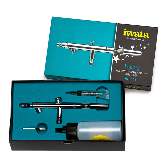 ANEST IWATA Eclipse Suction Siphon Feed Dual Action Air Brush 0.5mm 60ml