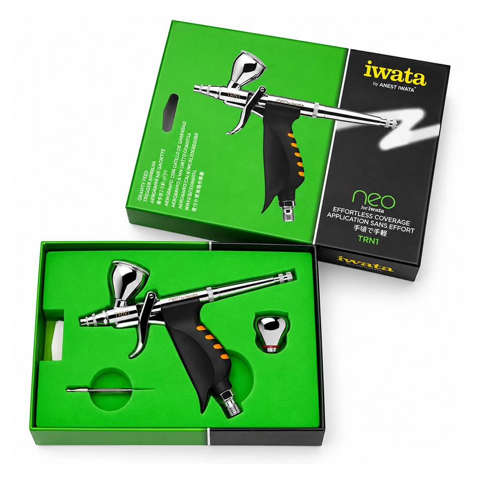 ANEST IWATA Neo Trigger Gravity Feed Airbrush 0.35mm HP.TRN1