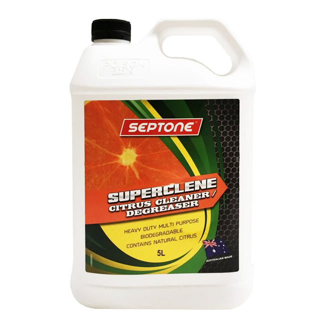 SEPTONE Superclene Heavy Duty Citrus Cleaner Degreaser 5L Biodegradable