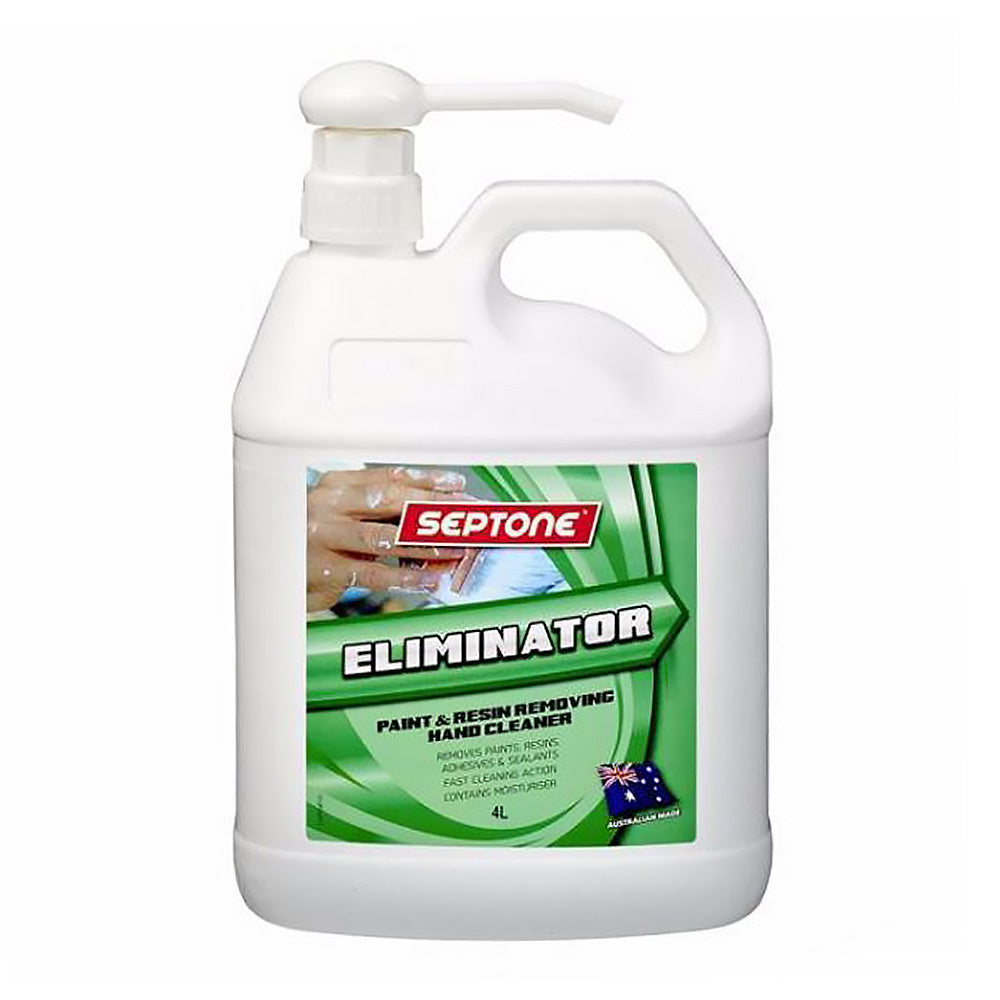 SEPTONE Eliminator Heavy Duty Industrial Hand Cleaner 4L Paint Adhesives Resin