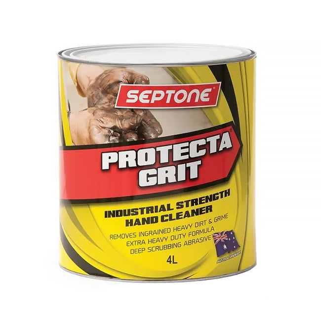 SEPTONE Protecta Grit Heavy Duty Workshop Hand Cleaner 4L Tin