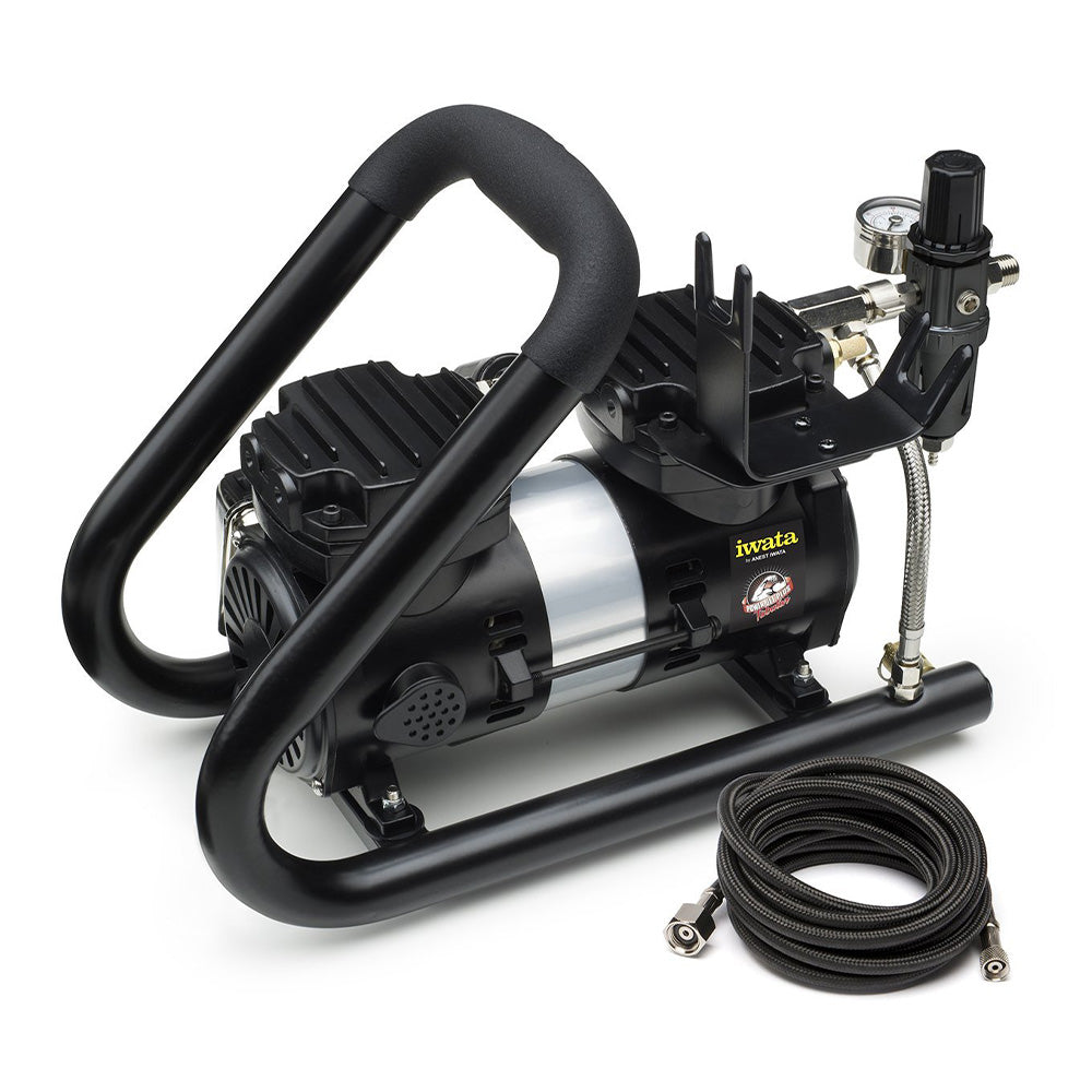 ANEST IWATA PowerJet PLUS Studio Air Brush Air Compressor IS.925HT Auto Art