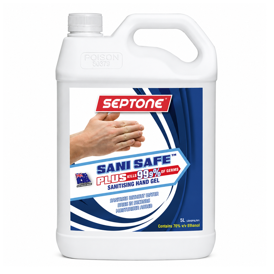SEPTONE SaniSafe Plus Hand Sanitiser Gel 5L