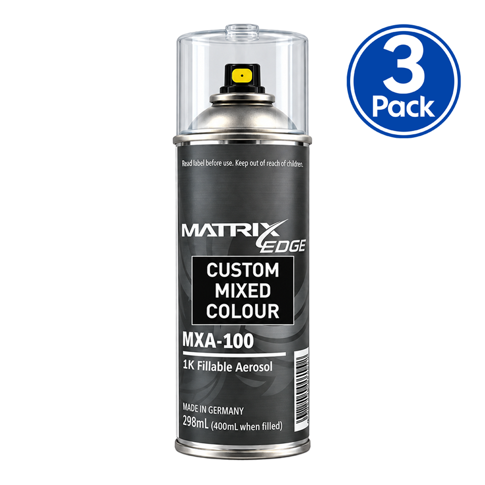 Automotive Auto Touch Up Spray Paint Can 1k Acrylic Top Coat Car Truck Bike x 3