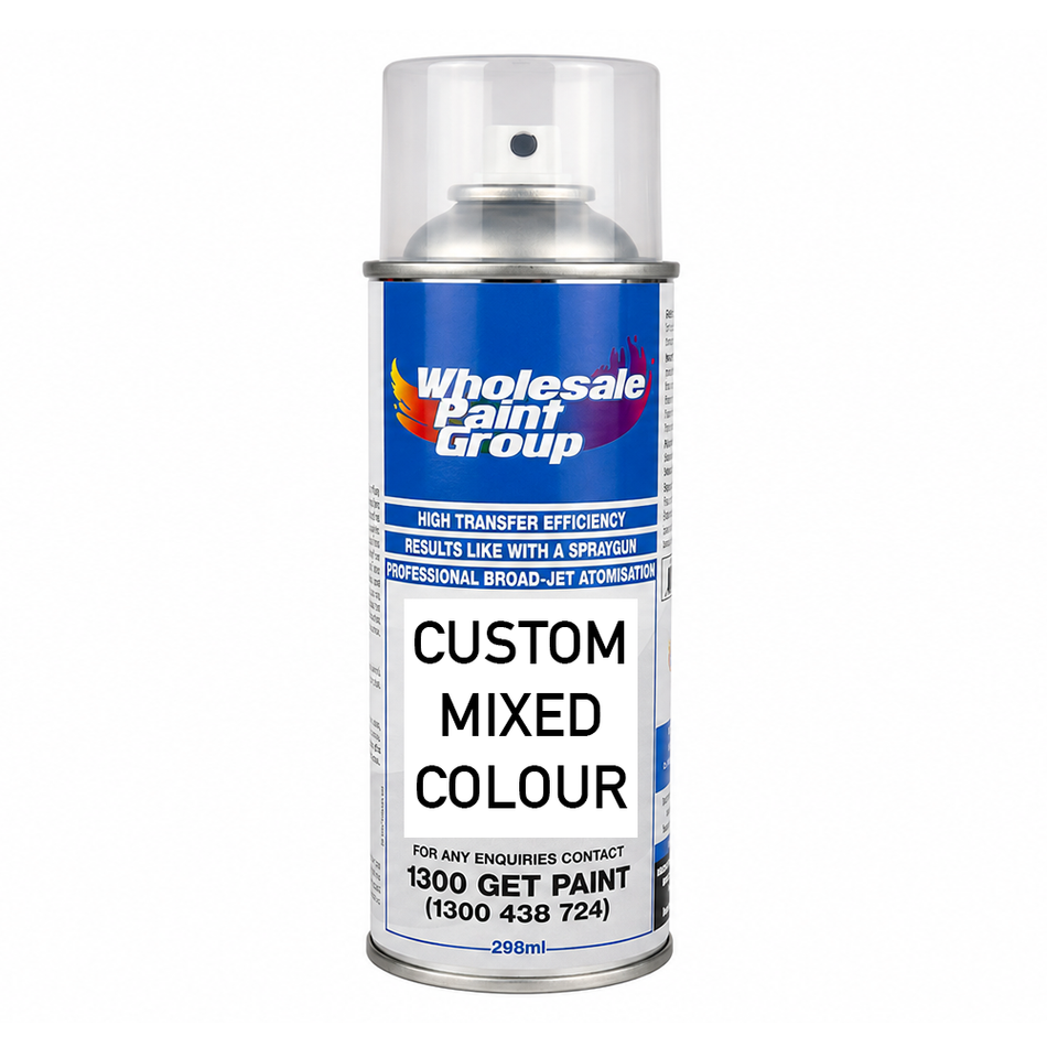 Custom Mixed 1K Touch Up Paint Aerosol 298ml Choose Your Colour