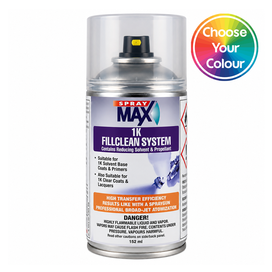 Custom Mixed 1K Touch Up Paint Aerosol 152ml Choose Your Colour