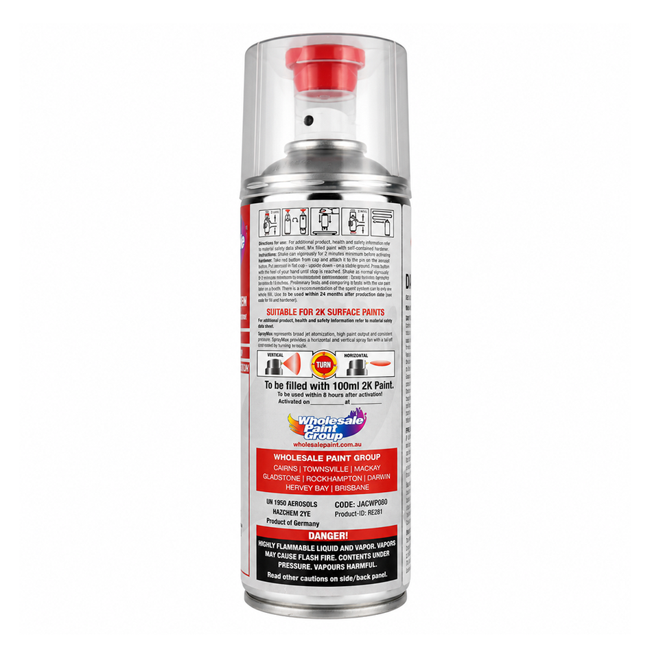 SPRAYMAX 2K Touch Up Spray Paint 400ml All Solid Car Automotive Paint Colours