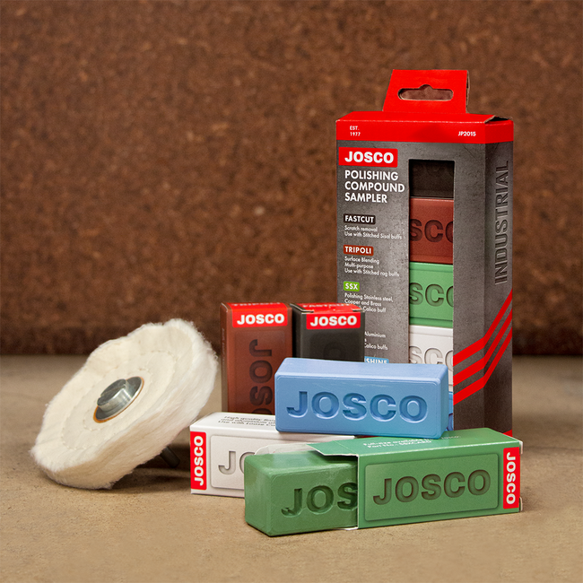 JOSCO Polishing Compound Sampler 5 Pce Kit Scratch Removal Surface Conditioning