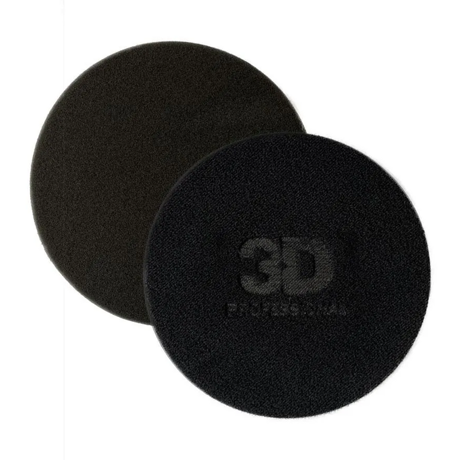 3D Black Foam Finishing Pad 5.5" Hook & Loop Polishing Super Soft Rotary Orbital