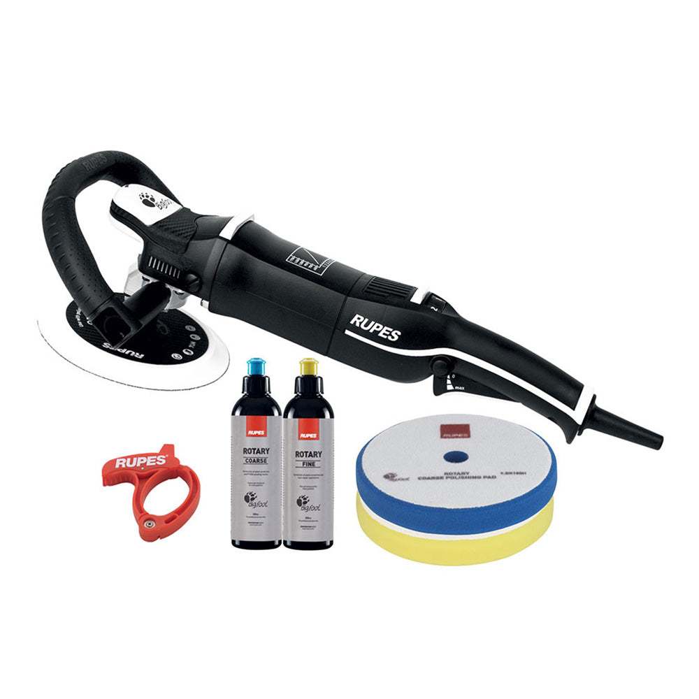 RUPES Bigfoot LH19E/STN Rotary Polisher Standard Kit 125mm 1200W