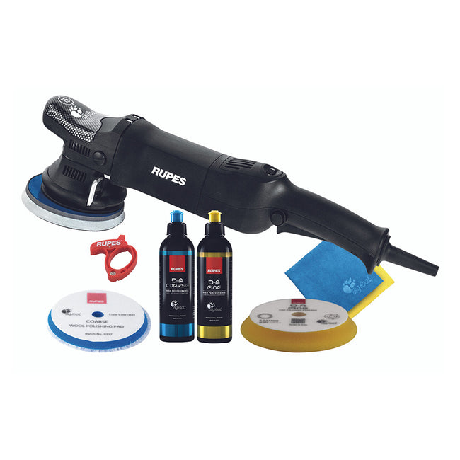 RUPES Bigfoot LHR15ES/BAS Random Orbital Polisher Kit 500W 125mm Pad