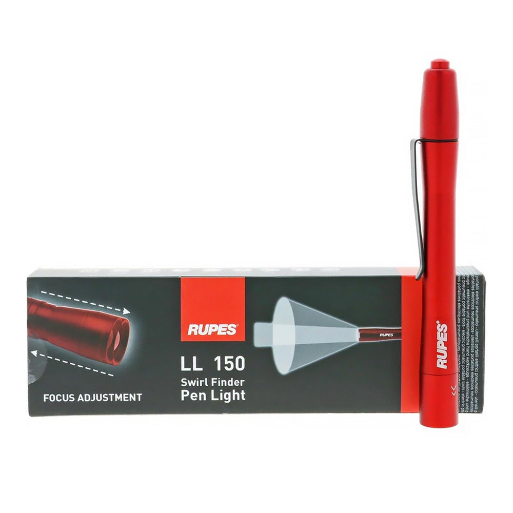 RUPES Red LL150 Swirl Finder LED Pen Light Paint Inspection Tool Luminous Flux