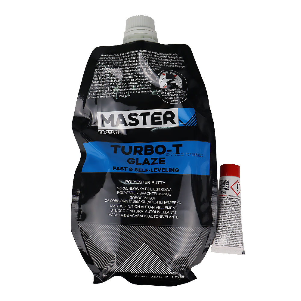 TROTON Master Turbo-T Glaze with Hardener 570gm Lightweight Finishing Filler