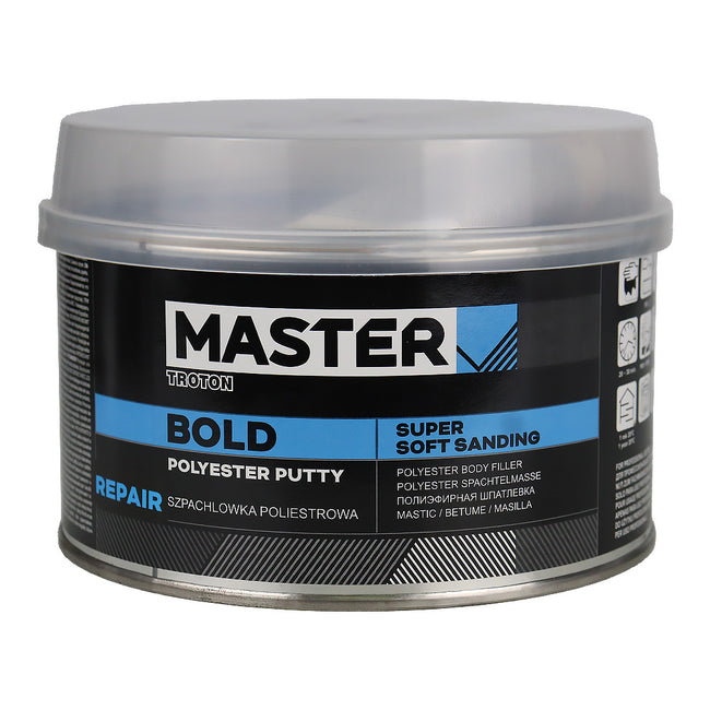 TROTON Master Bold Filler Super Soft 1L Lightweight Automotive Body Filler