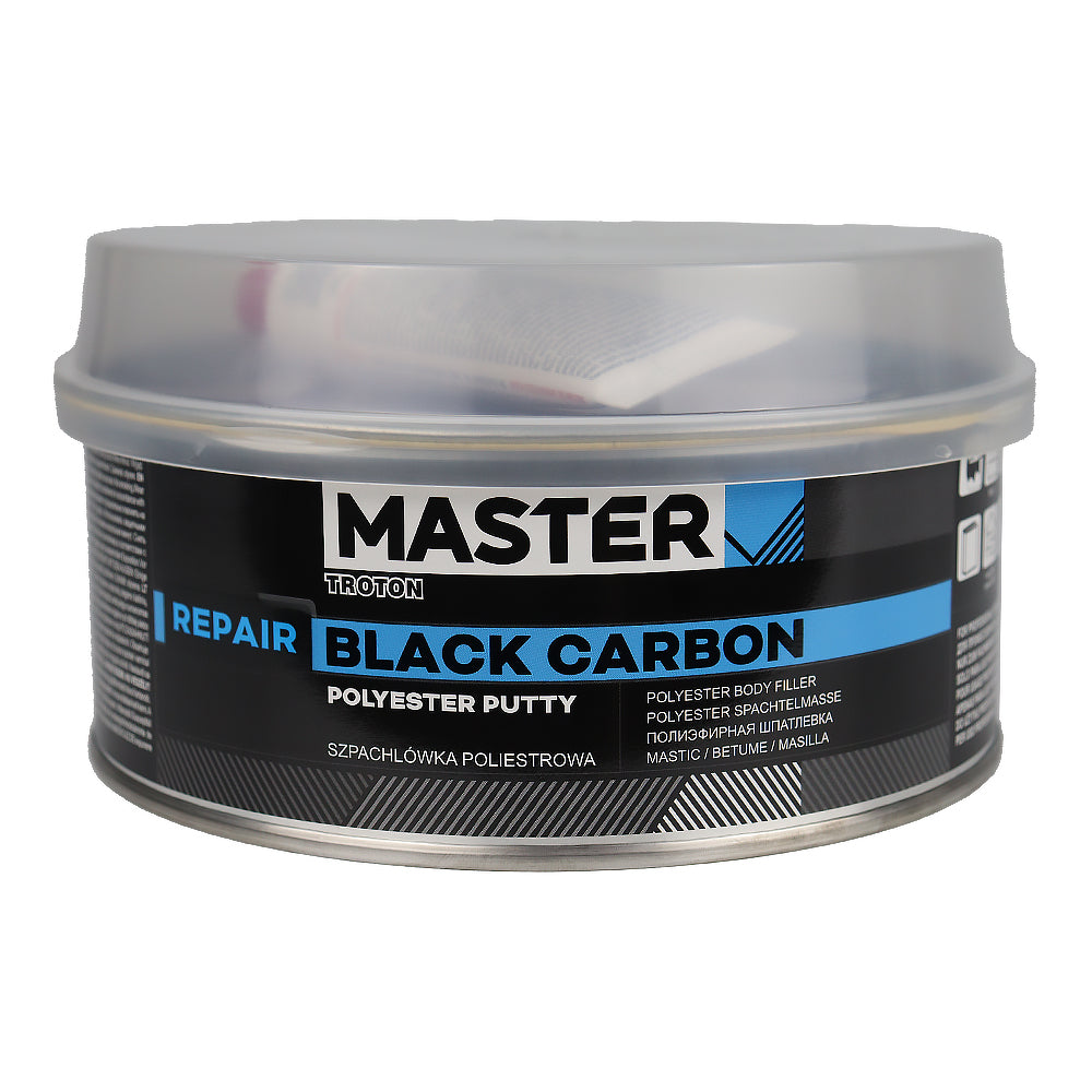TROTON Master Black Carbon 500ml with Hardener High-Performance Automotive Coating