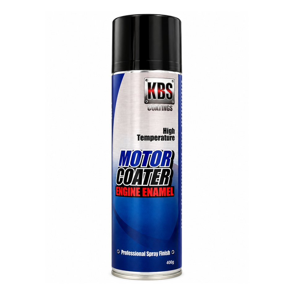 KBS Motor Coater High Temp Engine Enamel Ford Concourse Blue Aerosol 400g