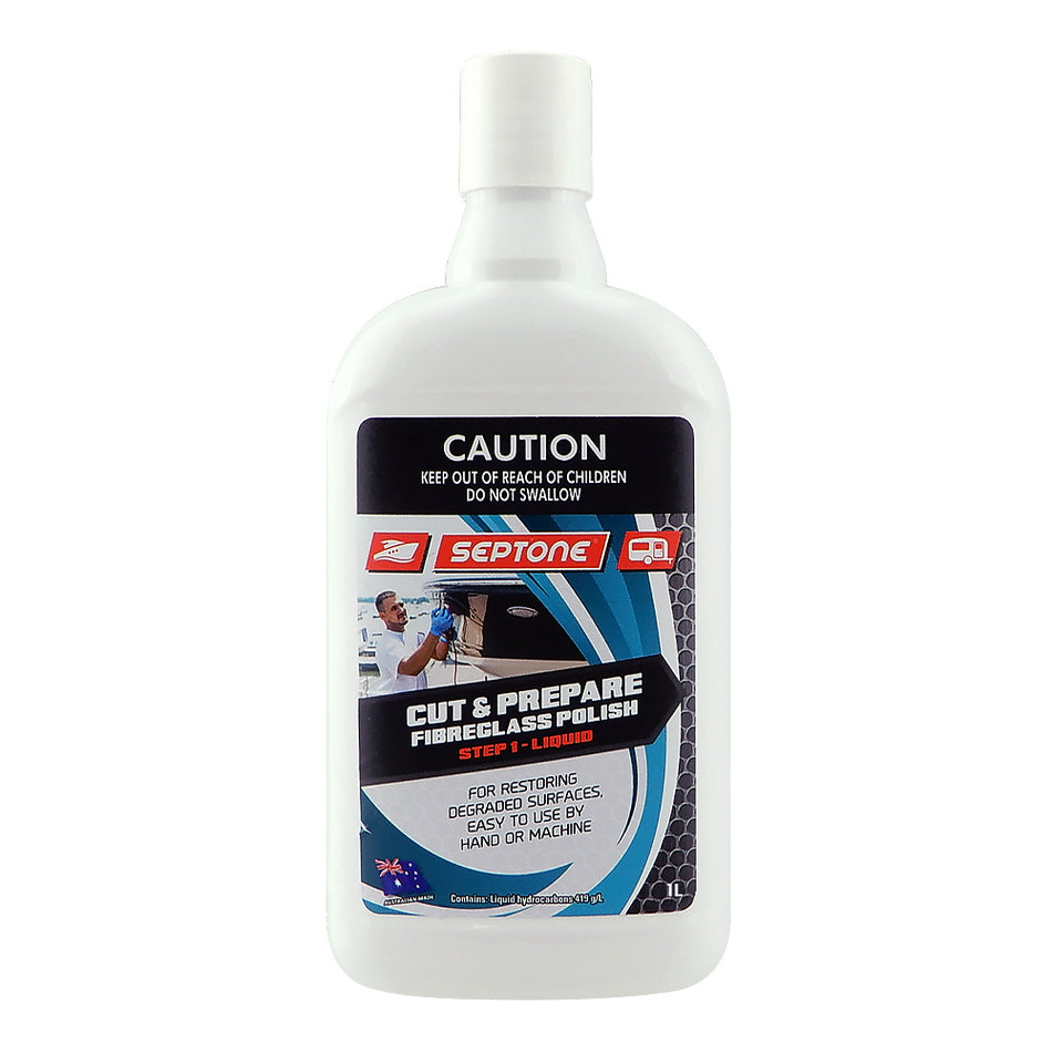 SEPTONE Boatcare Marine Cut & Prepare Fibreglass Gelcoat Liquid Compound 1L
