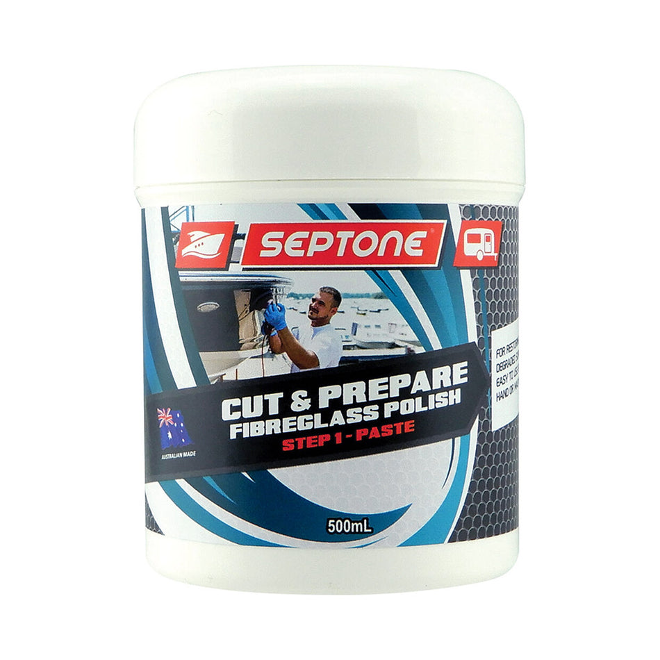 SEPTONE Boatcare Marine Cut & Prepare Fiberglass Gelcoat Polish Paste 500mL