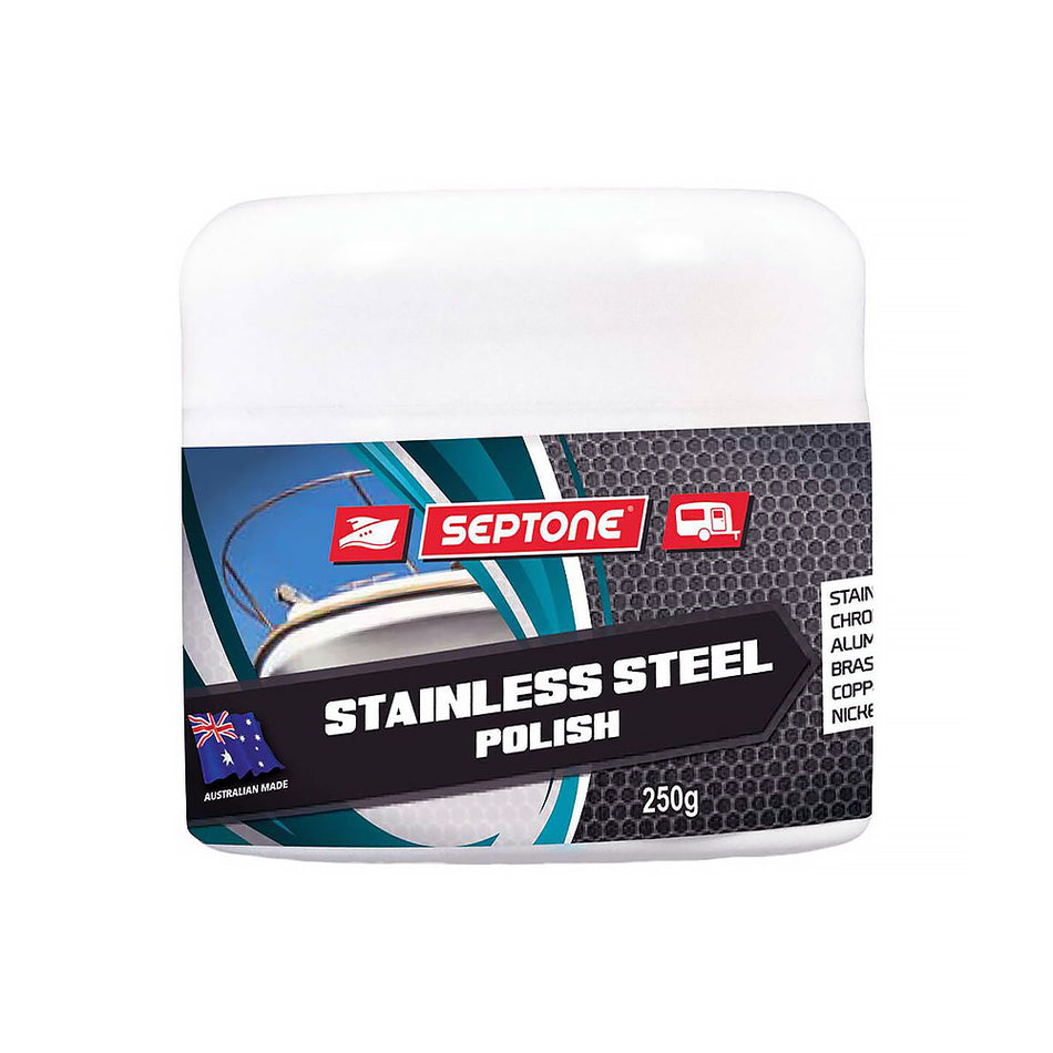 SEPTONE Boatcare Marine Stainless Steel Metal Polish 250g Tub