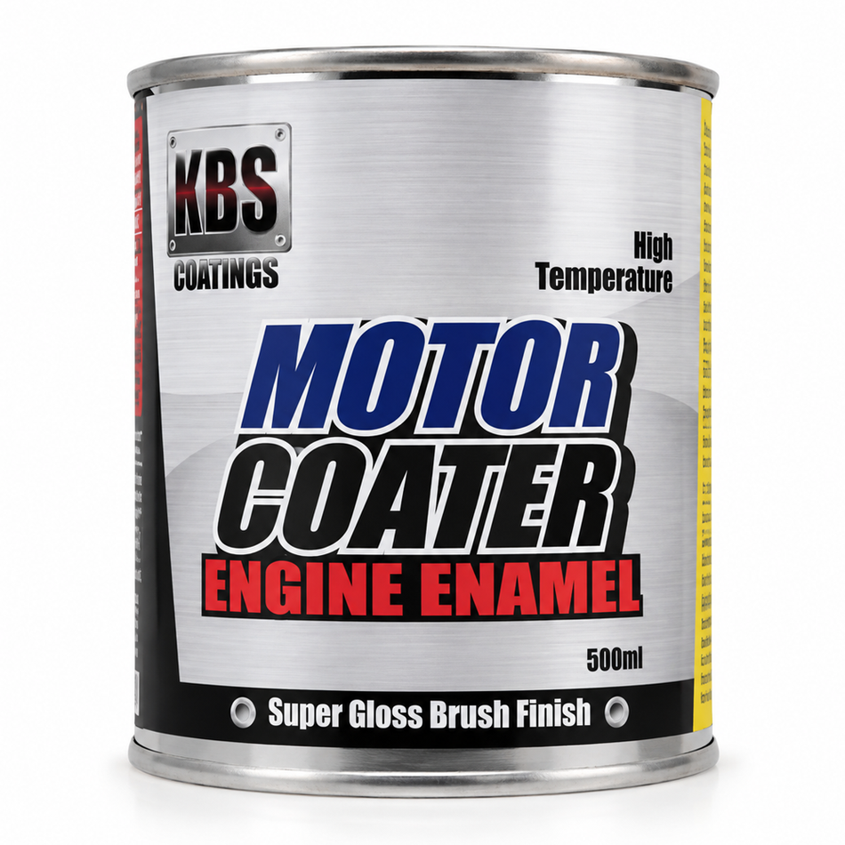 KBS Motor Coater High Temp Engine Enamel Duck Egg Blue 500ml