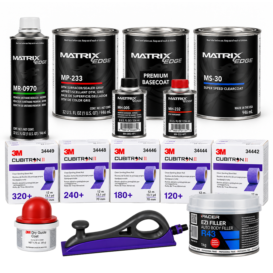 Automotive Panel Repair & Refinish Kit 3M Sanding Matrix Edge Custom Paint