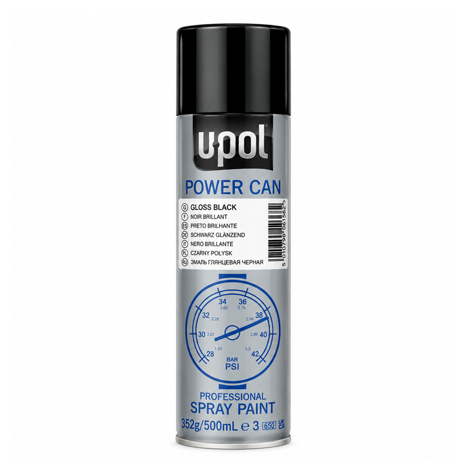 U-POL Power Can Top Coat Spray Paint 500ml