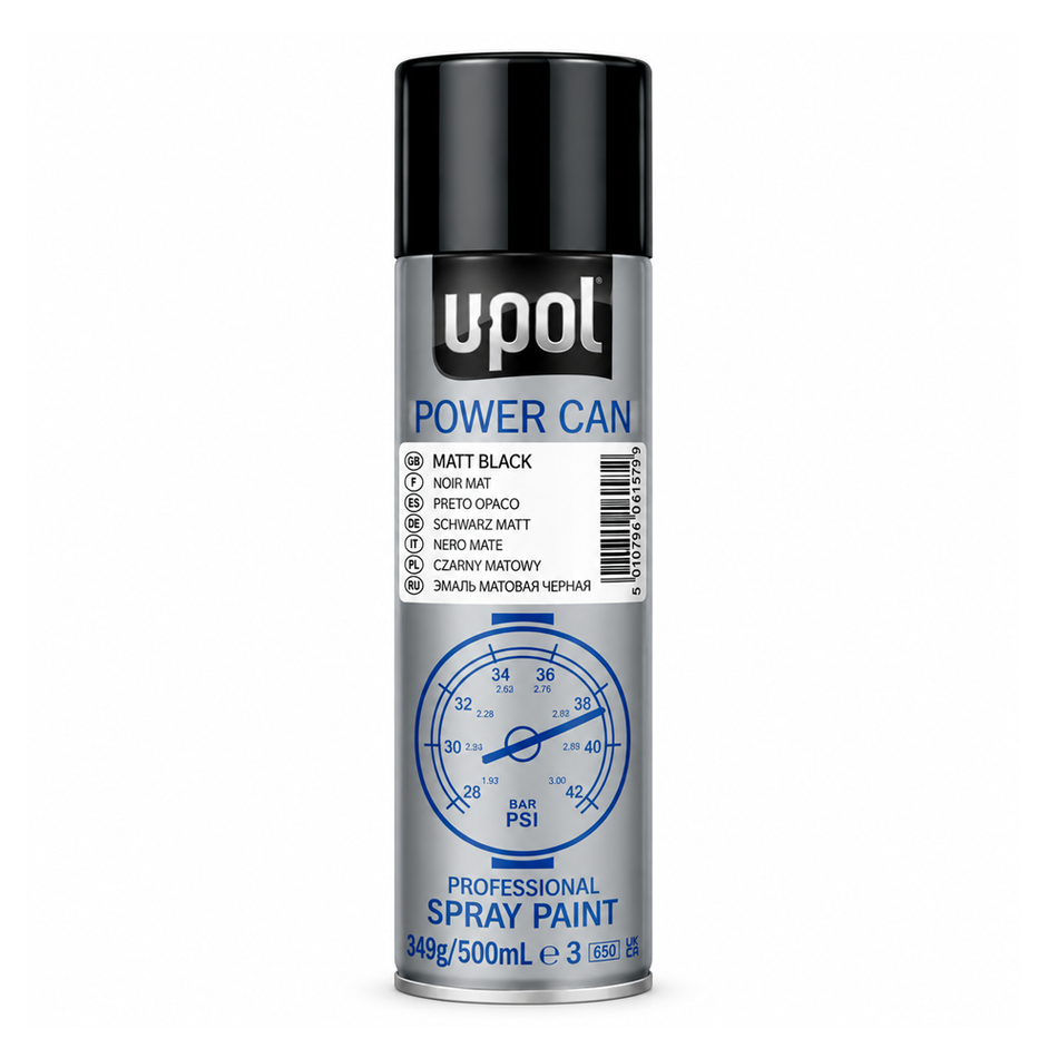 U-POL Power Can Top Coat Spray Paint 500ml