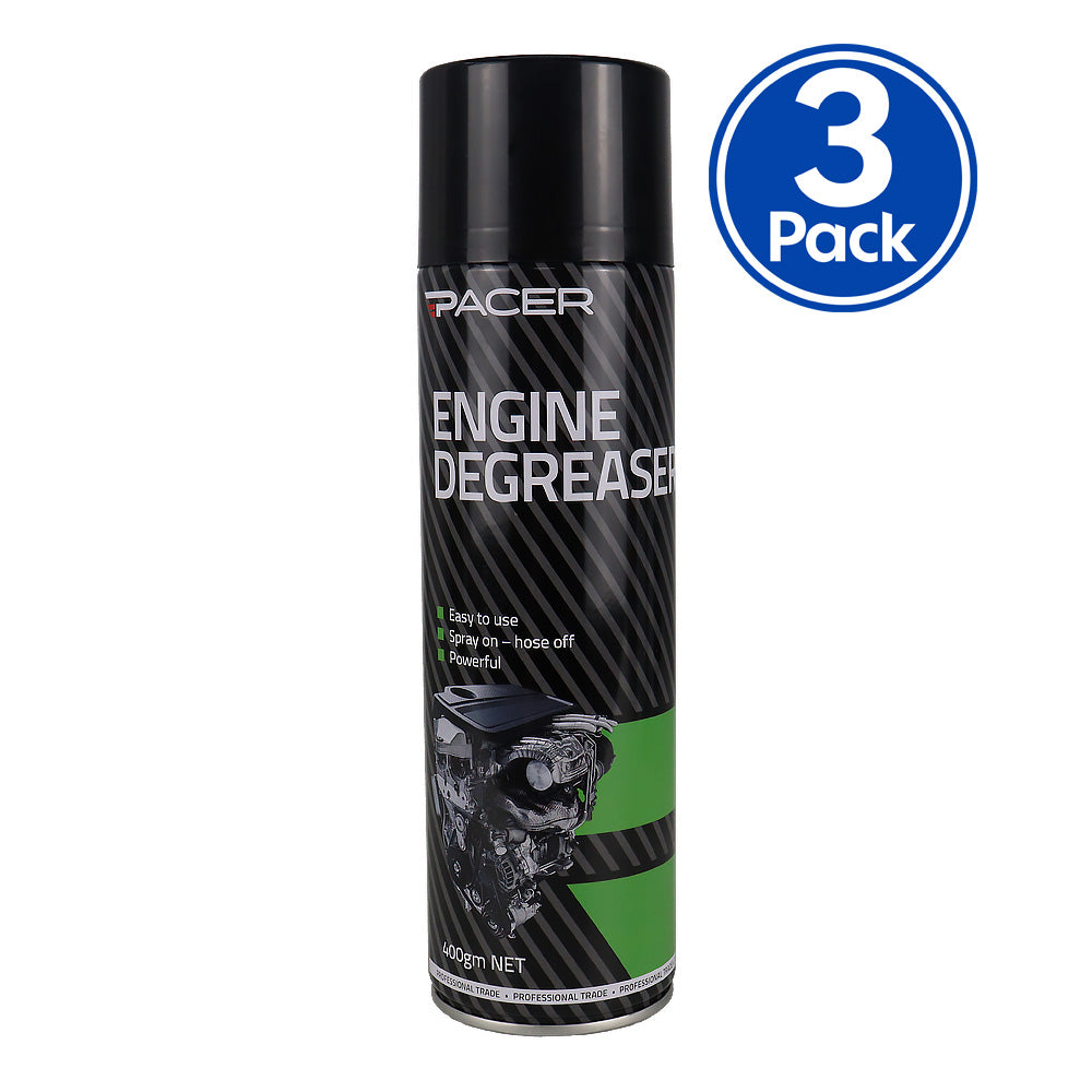 PACER Engine Degreaser 400gm Heavy Duty Cleaner For Automotive Engines x3
