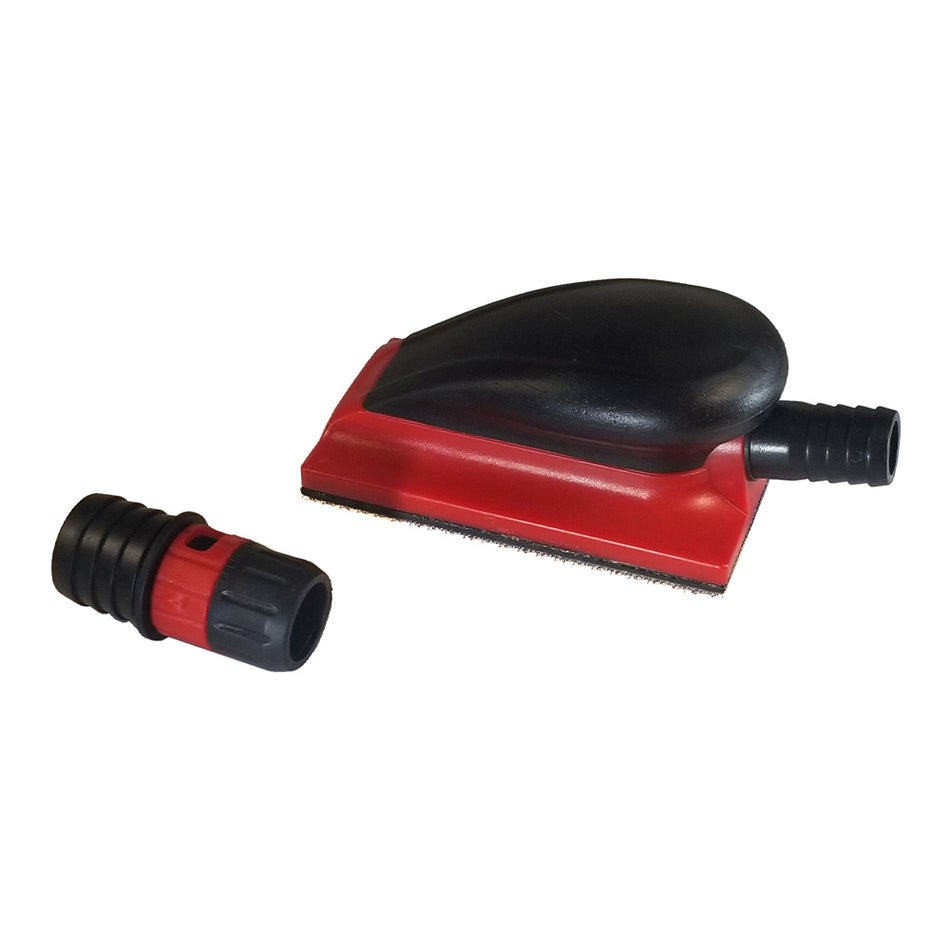 BLACKLINE Hand Sanding Block 125mm x 70mm Hook & Loop Vacuum Dust Extraction