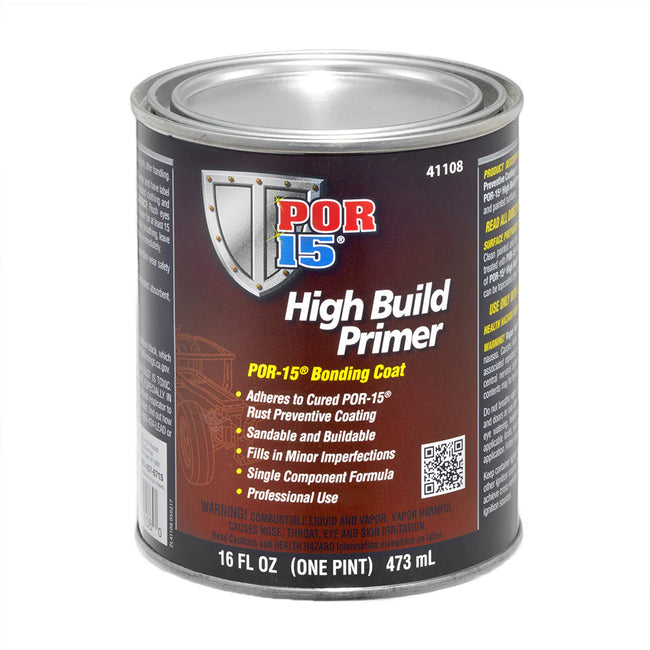 POR15 41108 High Build Primer 473ml Grey 1K Sandable Sealer