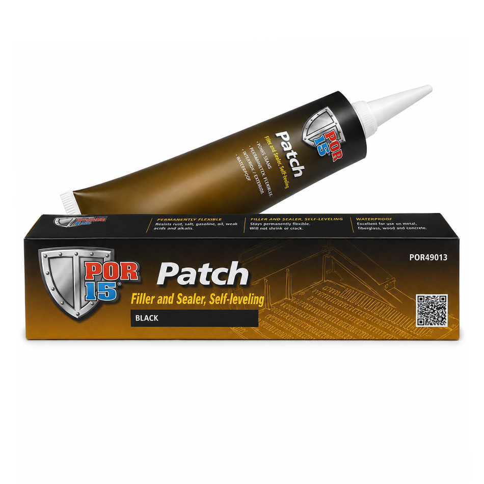 POR15 Patch Filler And Seam Sealer Black 118ml Rust Repair Adhesive