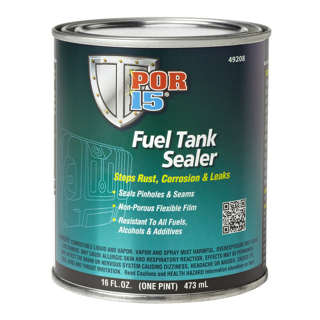 POR15 Fuel Tank Sealer 473ml For 50L Tank Rust Corrosion Prevention Sealer