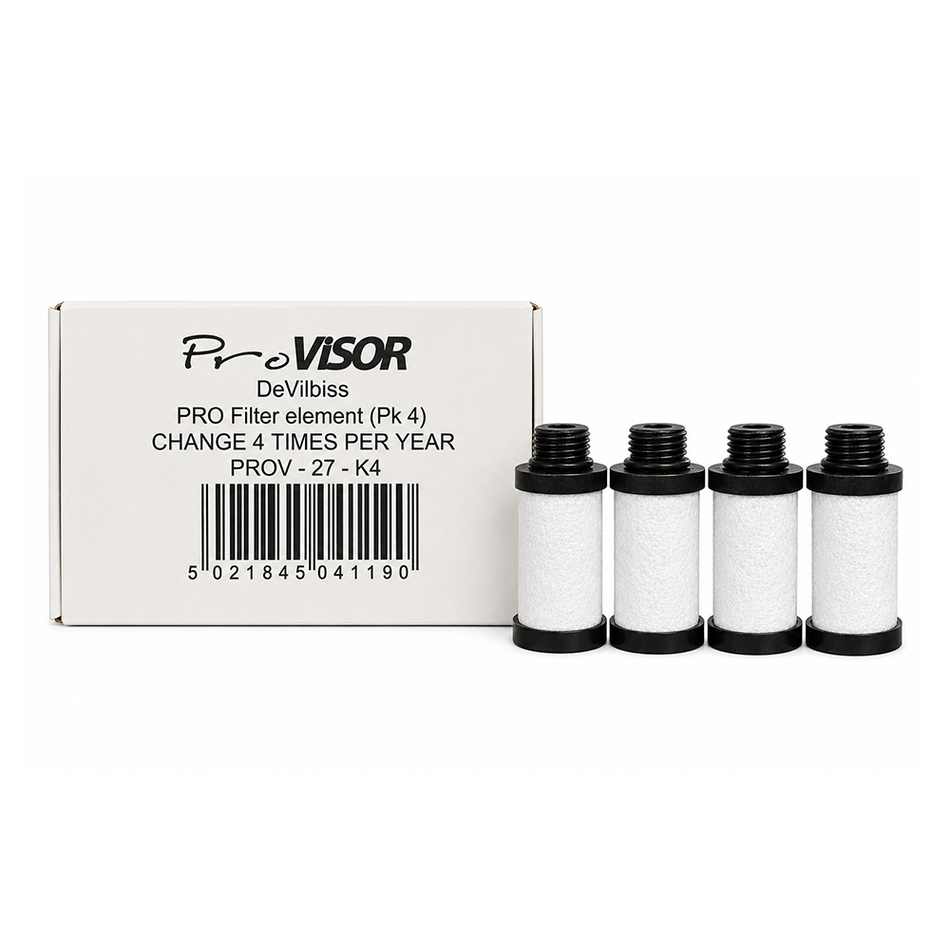 DEVILBISS Pro Visor Filter Element 4 Pack