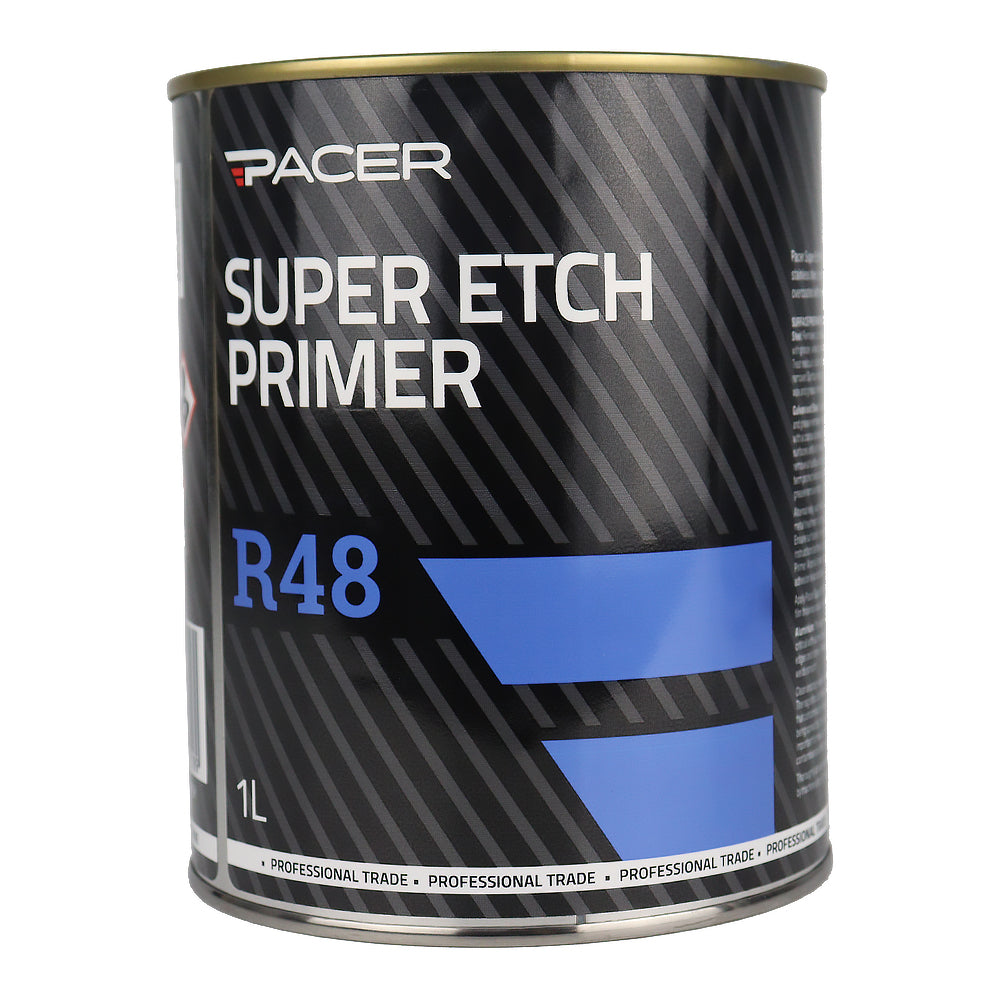 PACER R48 Super Etch Grey Primer 1L Grey Anti-Corrosion Automotive Primer